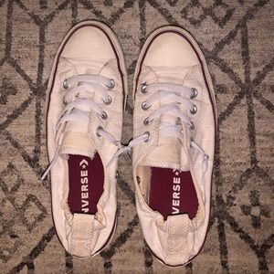 Cream Converse Chucks Slip- on 8